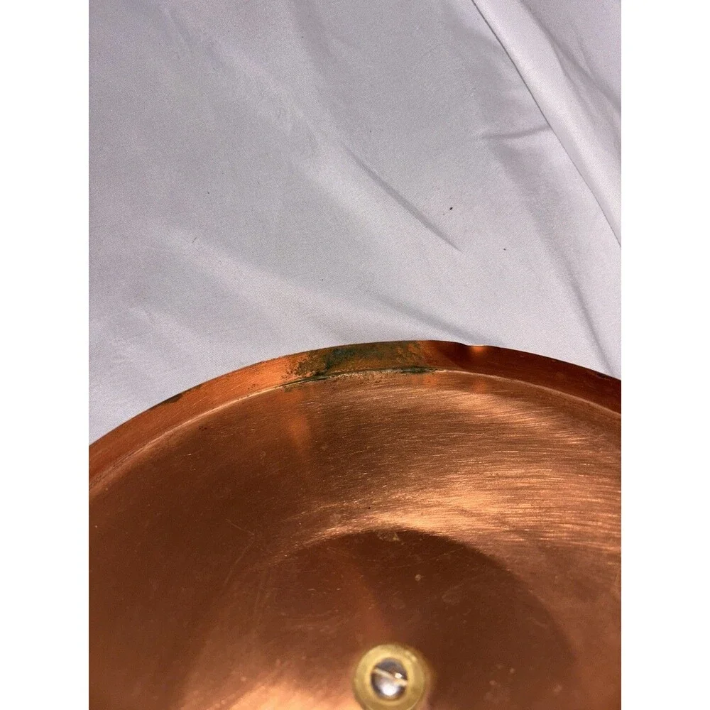 COPPERCRAFT GUILD- Vintage MCM Copper & Black Vinyl Ice Bucket 4.5 Qts.